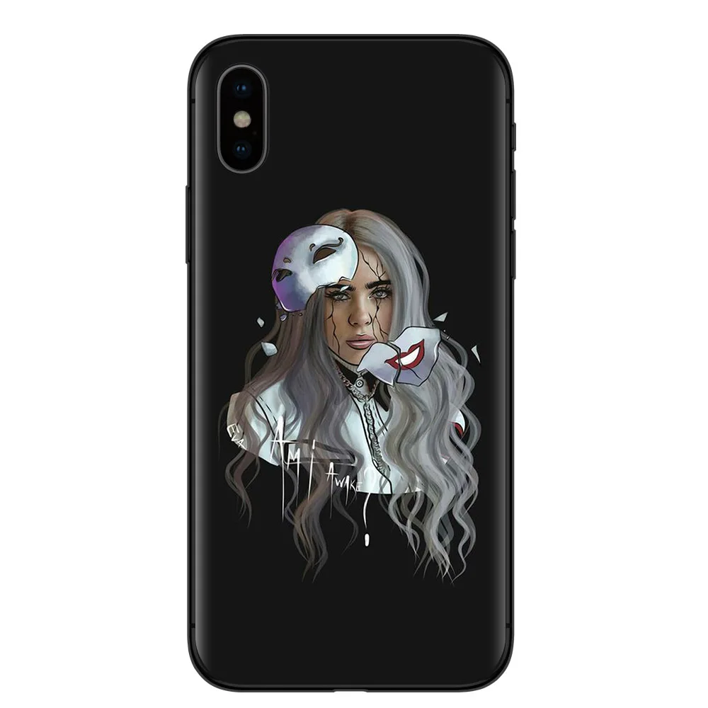 Fashion girl billie eilish cover of ocean eyes art Phone Case For SamSung S10 S9 S8 Plus S6 S7 Edge A50 A70 A30 Soft TPU Cover - Цвет: TPU H29