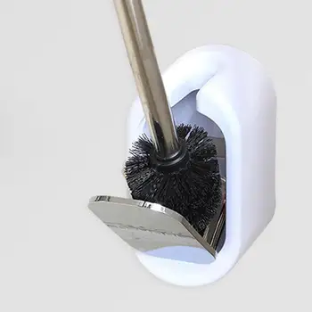 

Household Bathroom Accessories Fashion New Non-perforated Brush Brush Stainless Set Wall-mounted Toilet Bathroom Toilet Ste V0S6