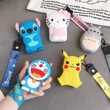 Яркие цвета, портативные женские кошельки, милые Мультяшные кошельки с изображением анимэ, мягкий силиконовый маленький кошелек на молнии, мини сумка, клатч, кошельки