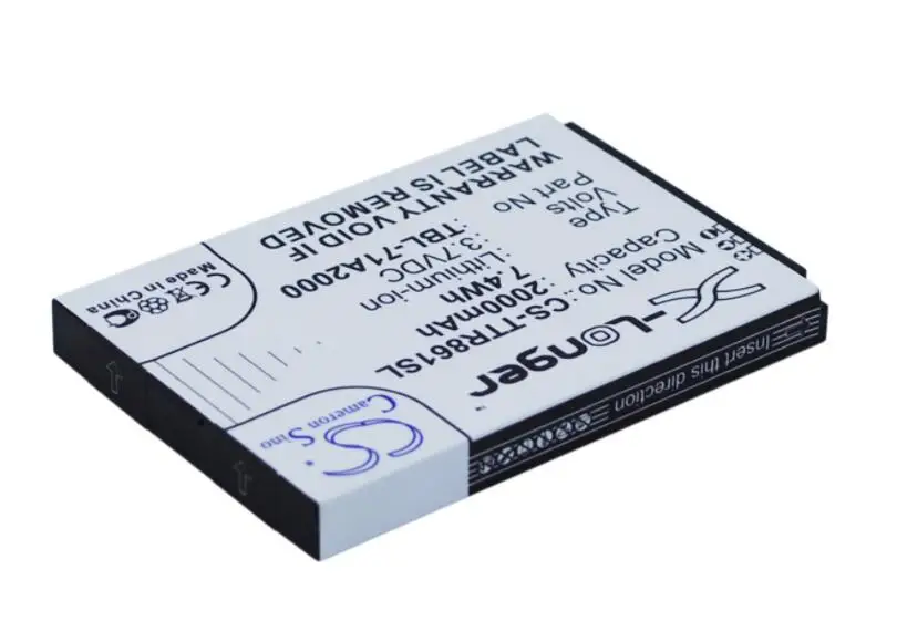 Cameron sino 2000 мА/ч, батарея для TP-LINK M5350 M7300 M7350 Ver 5 5,1 TL-M5350 TL-M7300 TL-TR761 TL-TR861 TBL-71A2000