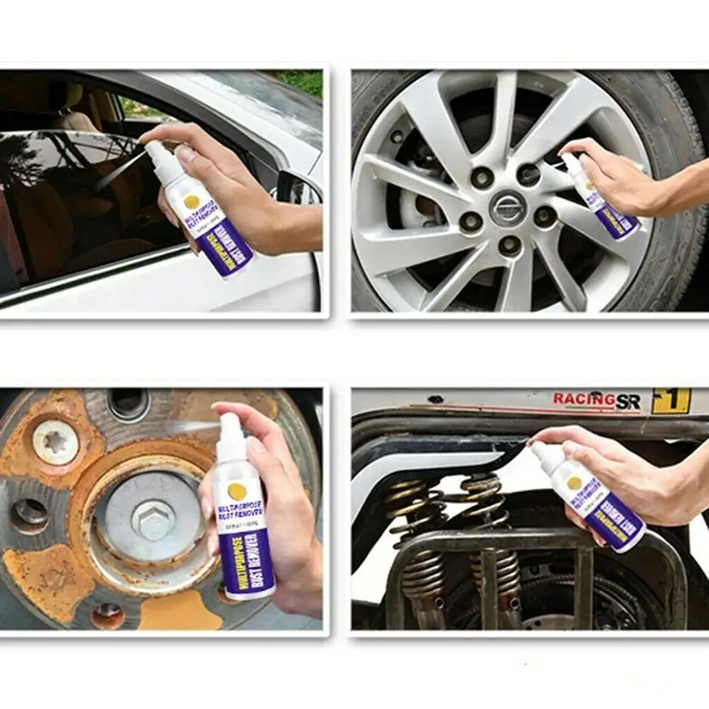 100ml Car Rust Inhibitor Rust Remover Derusting Spray Car Maintenance Cleaning Agent Auto Maintenance Dropship