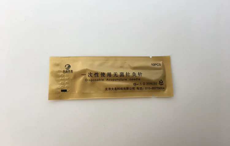 Hualong Disposable Acupuncture Needles 0.17/0.16/0.18/0.20/0.25/0.30/0.35mm 10 needle one tube 500pcs disposable acupuncture needle