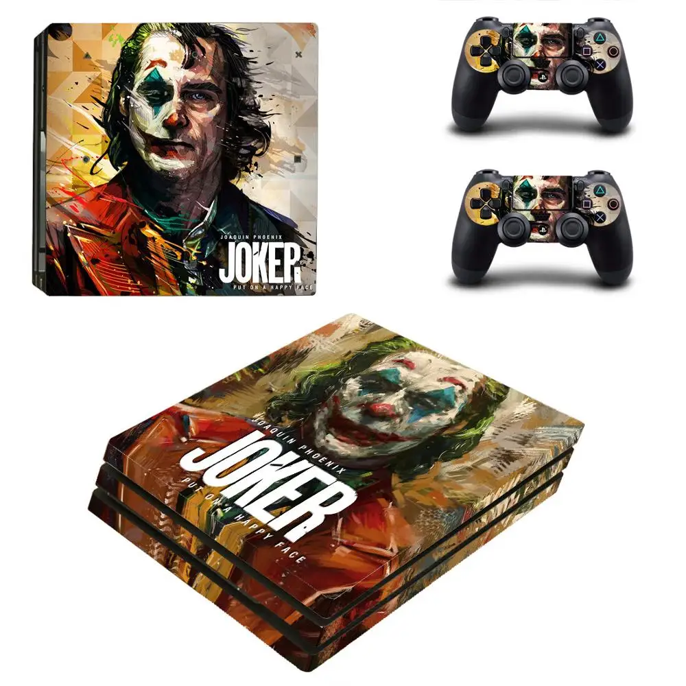 Темно-синий DC Джокер PS4 Pro стикер кожи для sony playstation 4 консоли и контроллеры PS4 Pro наклейки кожи s Наклейка Винил - Цвет: Темно-синий