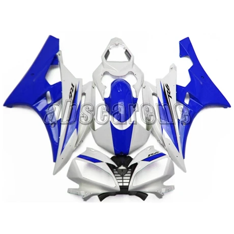 Полный комплект обтекателей для мотоцикла Yamaha YZF600 R6 2006 2007 YZF R6 06 07 ABS пластик впрыска кузова глянцевый синий белый r6 06 07