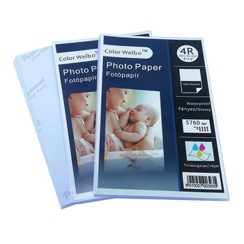 

230g 240g 4r inkjet photo paper Waterproof Single side 4x6 inch Cast Coatd high Image digital output glossy photo paper