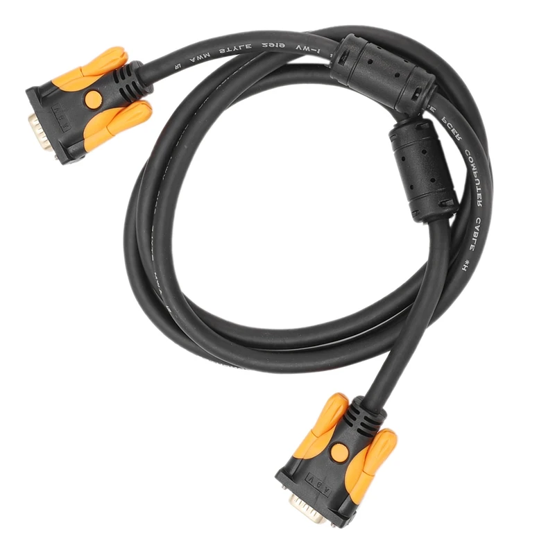 1.5M Computer Monitor VGA Extension Cable VGA M/M Wire HD 15 Pin Male to Male VGA Cord Copper Line for Laptop PC Projector