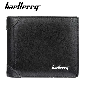 

Men Wallet Leather ID Credit Card Holder Clutch Coin Purse Luxury Brand Wallet Business Short Wallets 2020 Men Small Coin Pocket