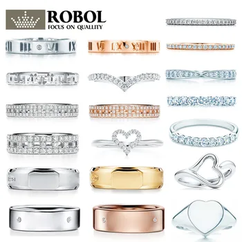 

Original 925 Sterling Silver Ring with Original Engraved Rhinestone Ring Fashion Elegant Woman Jewelry Ring Free Shipping