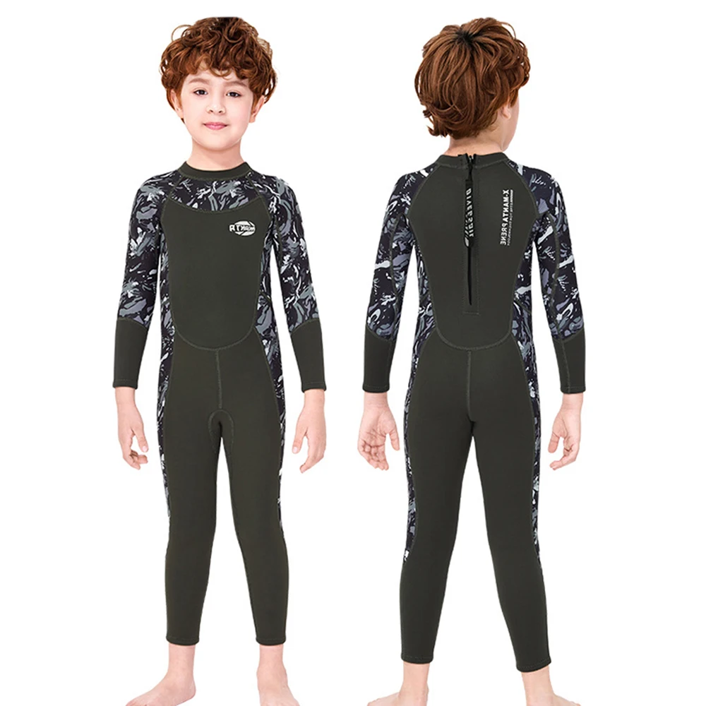 

Neoprene Wetsuit 2.5MM Boy Surf Children Rash Guards Swimming Windsurf Kitesurf Swimsuit Scuba Diving Clothes Kids Bathing Suit