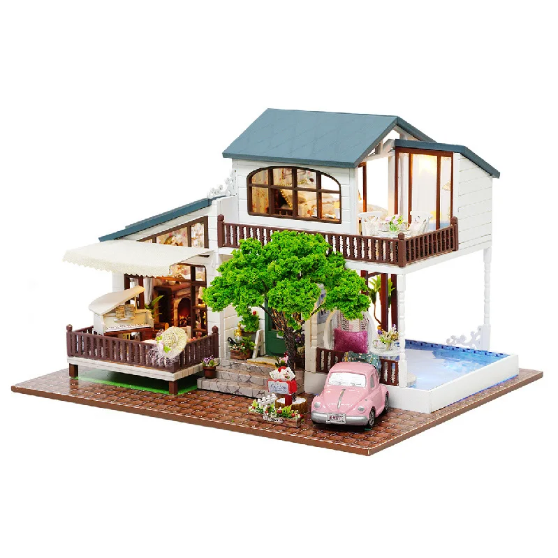

Cute room Handmade Assembly Creative Model DIY Hut London Holiday without Cover for a Girlfriend Lovers' Day Valentine's Day