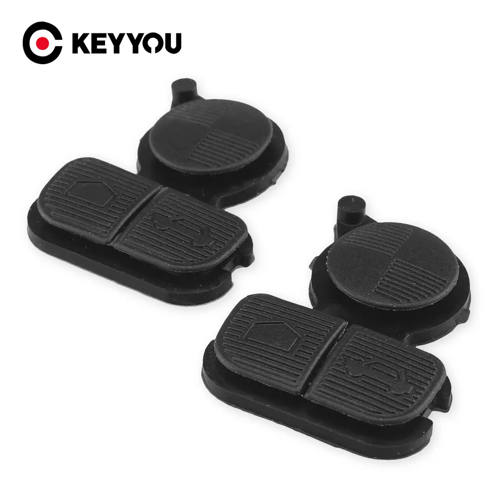 KEYYOU 10X черный дистанционный ключ брелок в виде ракушки чехол Корпус 3 кнопки