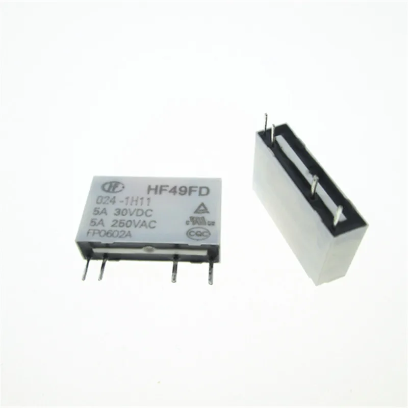 Новое реле 24 В постоянного тока Φ HF49F 024 1H1 HF49FD 1h11 1H11 5 А 250 DIP4|relay 24vdc|24vdc relayrelay 24v |
