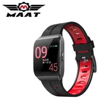 

MAAT 2020 Smart Watch Men IP68 Waterproof Sport Smartwatch Heart Rate Monitoring Weather Forecast Smart Band for IOS Android