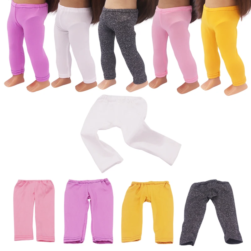 18 дюймов, с круглым вырезом, для девочек Американский для новорожденных брюки детские игрушки Одежда Разноцветные штаны для детей возрастом 43 см для ухода за ребенком для мам для новорожденных куклы