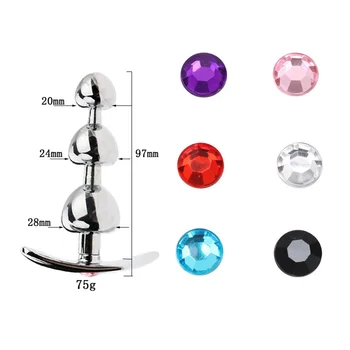 Buttplug Anal Plug Butt Ass Dildo Sex Toys Metal Stimulation Dilator Prostate Massager For Women Men Outdoor Wear Erotic 2