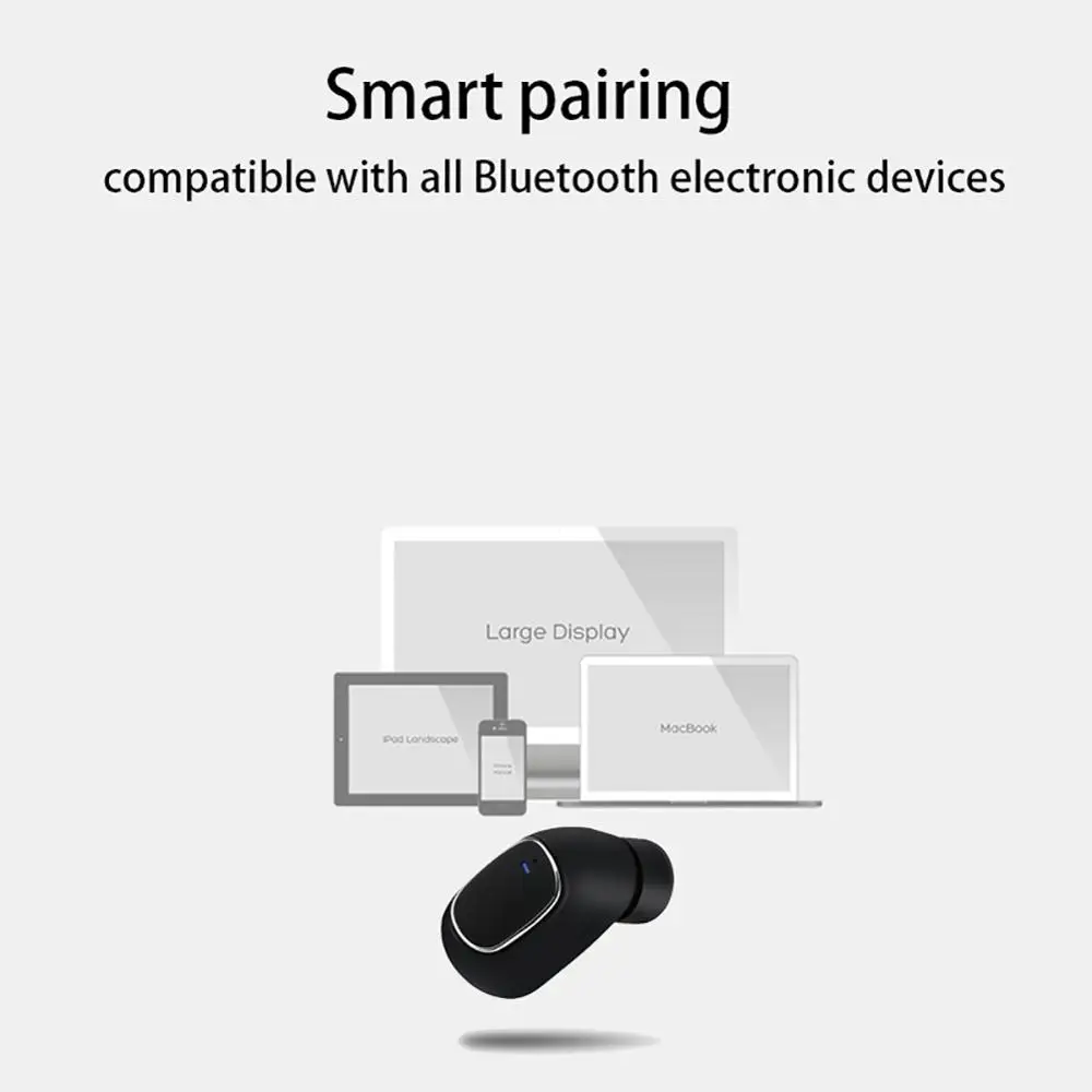 Мини Беспроводная гарнитура Bluetooth 4,1, моно маленькие стерео наушники, скрытые невидимые наушники, наушники для телефона в уши