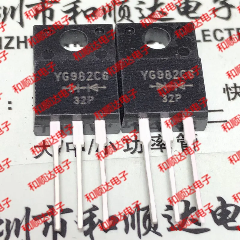 10 шт./лот YG982C6 TO-220F 600V 16A