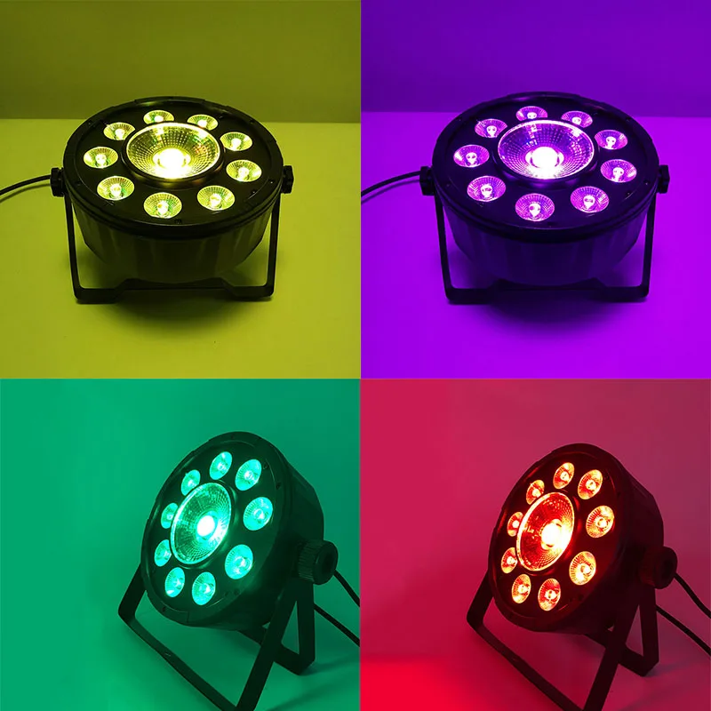 Светодиодный светильник Fat Par 9X10W + 1X30W RGB 3 в 1 светодиодный DMX512 Голосовое