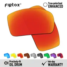 Firtox настоящие поляризованные Сменные рассеиватели UV400 для солнцезащитных очков-солнцезащитных очков с масляным барабаном(Только Совместимые линзы)-несколько цветов