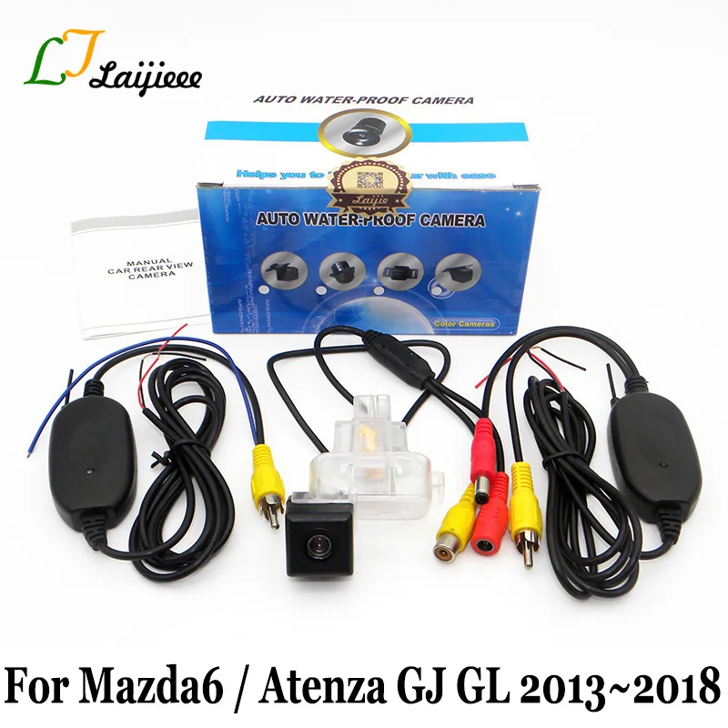 Беспроводная камера для Mazda 6 Mazda6 Atenza GJ GL 2013 2014 2015 2016 2017/RCA AUX Интерфейс