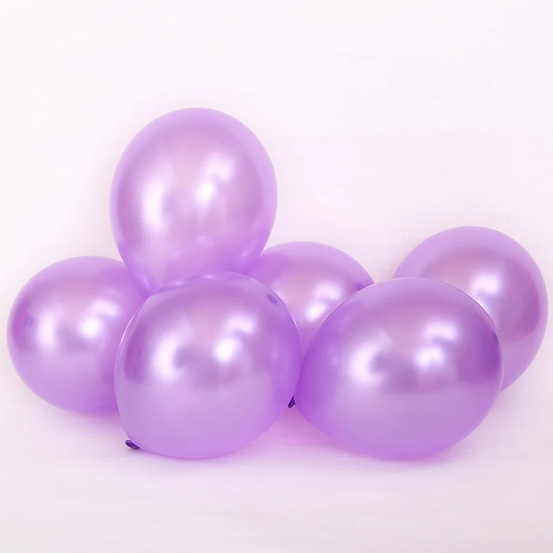 purple 20 50 шт./лот 10 дюймов 1,5 г разноцветные жемчужные золотые белые латексные надувные шары для праздника свадебные украшения с днем рождения - Цвет: purple