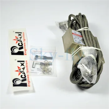 

Rcexl 7 Cylinder Radial Engine Ignition CDI For NGK ME-8 1/4 -32 90degree with Universal Sensor Bracket