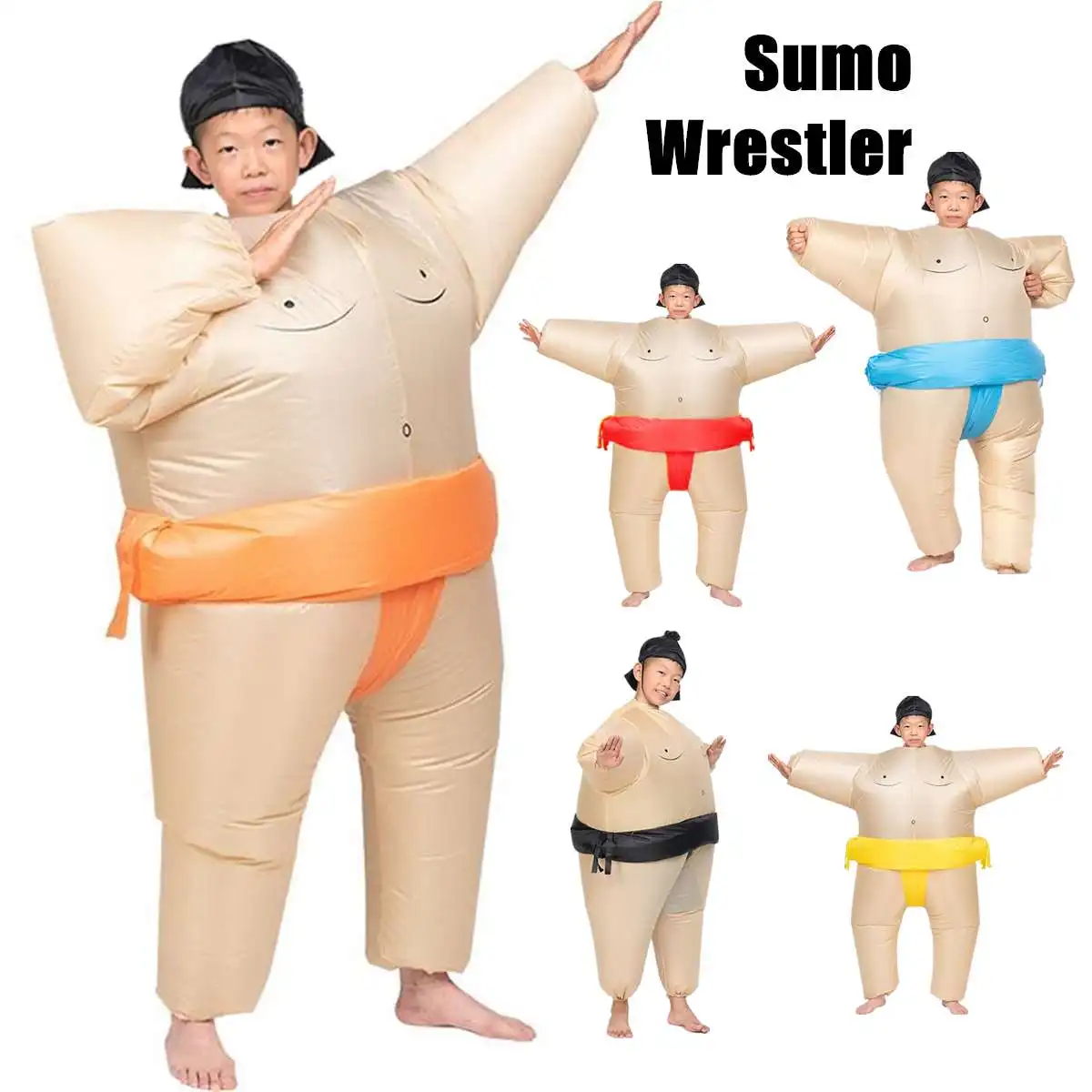 

Inflatable Children Kids Party Costume Halloween Party Carnival Cosplay Blow Up Outfit Fancy Dress Jumpsuit Performance Decor