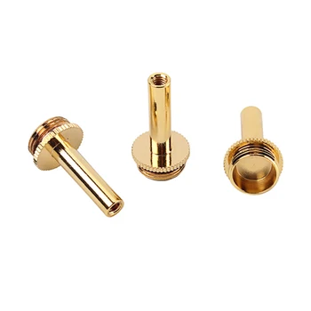 

3 Pcs Golden Metal Connecting Rods Piston Buttons Repair Tool for Trumpet Replacement Parts Accessories