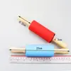 Silicone world Non-Stick Silicone Rolling Pin Wooden Handle Fondant DIY Pastry Dough Flour Roller Kitchen Baking Cooking Tools 4