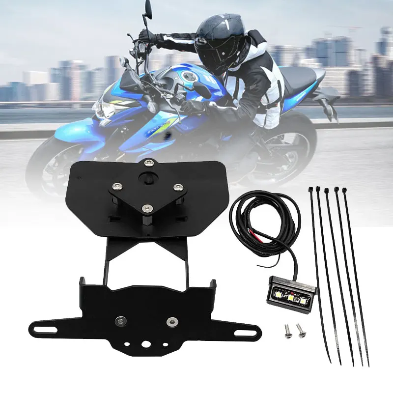 Кронштейн для номерного знака Мотоцикла Suzuki Katana GSX-S1000 GSXS1000 2019-2021 с подсветкой