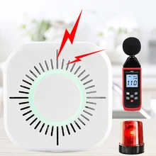 Alarm Supplies 433MHZ Smoke Detector Wireless Smoke Fire Alarm Sensor Security Protection Alarm for Home Work with Sonoff RF wireless smoke thermal sensor alarm system for 433mhz home fire heat thermal sensor detector protection office security fire