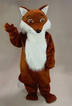 

New Version the plush Fox Brown Mascot Costume Adult Birthday Party Fancy Dress Halloween Cosplay Outfits Clothing Xmas