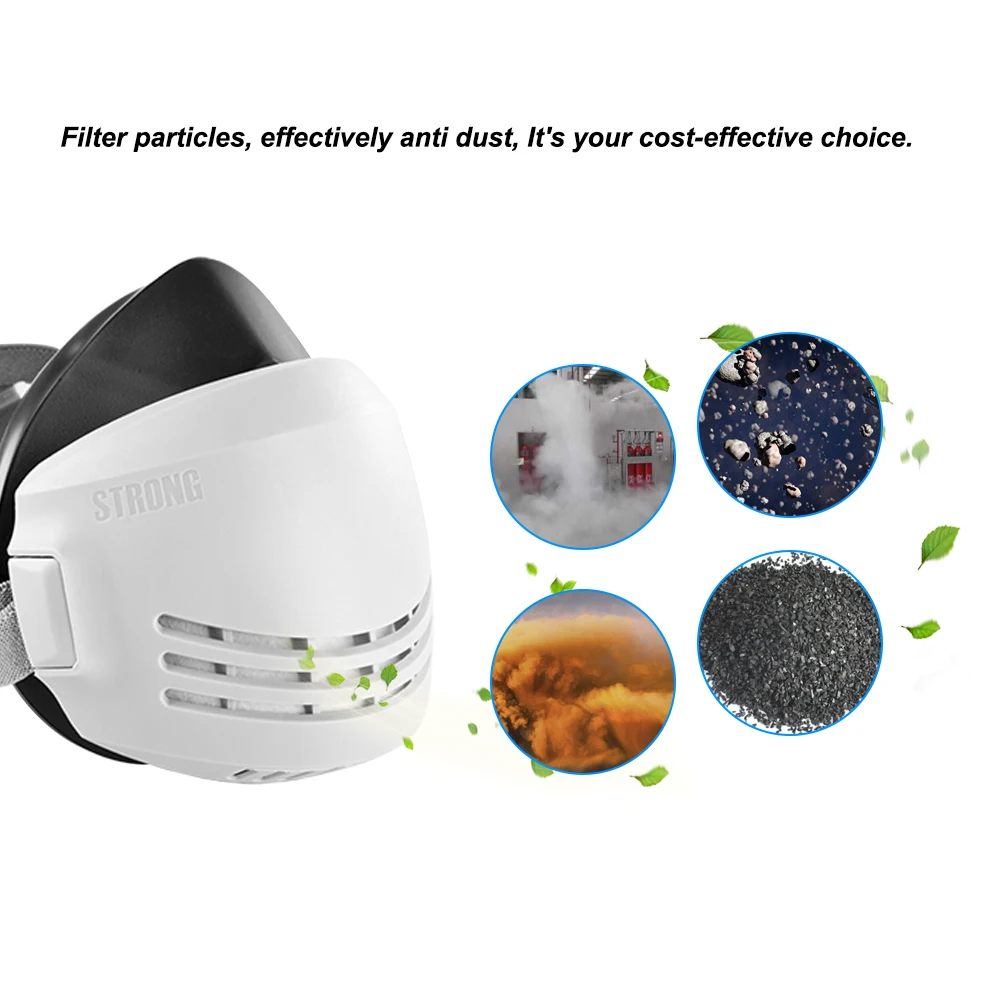 

STRONG ST-AG Anti Dust PM2.5 Mask Respirator Mask Prevent Particulates Industrial Protective Mask Silicone