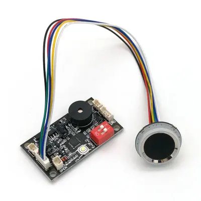 R502A кольцевой модуль идентификации отпечатков пальцев с круговой ёмкостью двухцветный индикатор - Цвет: Белый