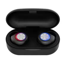 TW60 TWS Touch Control Bluetooth 5.0 écouteurs intra-auriculaires sans fil véritable anneau de cuivre haut-parleur Sport écouteur avec boîte de charge(China)