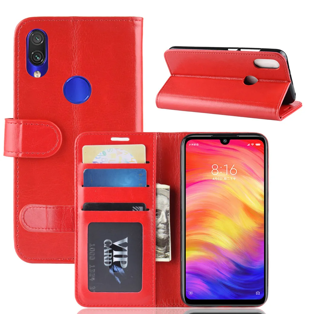 Для Xiao mi Red mi Note 8/mi CC9e/A3/Red mi Go/mi 9 9SE/mi Play Флип кожаный чехол-кошелек чехол s Высокое качество держатель для карт чехол