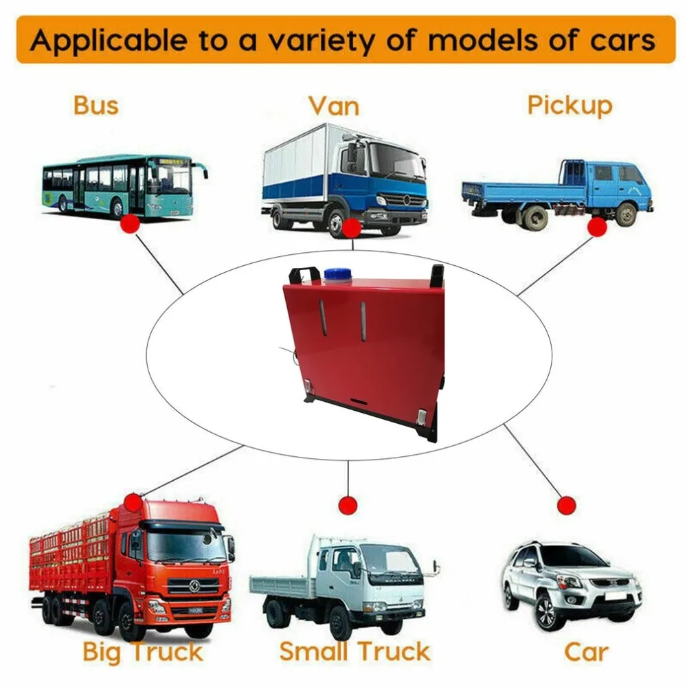 12V 2Kw/3Kw/5Kw/8Kw Air Diesel Heater Parking Heater Air Heater One Machine Car Truck Boat Universal Air Heater