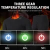 Winter Electric Heated Underwear Set Motorcycle Jacket Moto USB Battery Powered Fleece Thermal Long Johns Tops & Pants Women ► Photo 2/6
