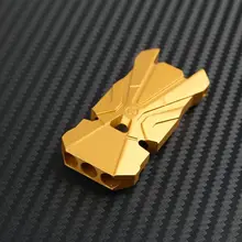 Свисток из алюминиевого сплава, свисток для выживания на открытом воздухе, высокочастотный свисток, свисток для землетрясения, высокий децибел, 3 отверстия, Soni