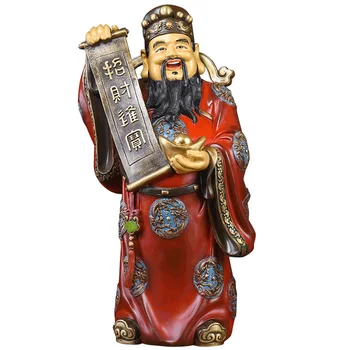 

MOZART God Of Wealth Decoration Lucky Fortune God Of Wealth Buddha Statue God Of Wealth Opening Housewarming Gift Large Painted