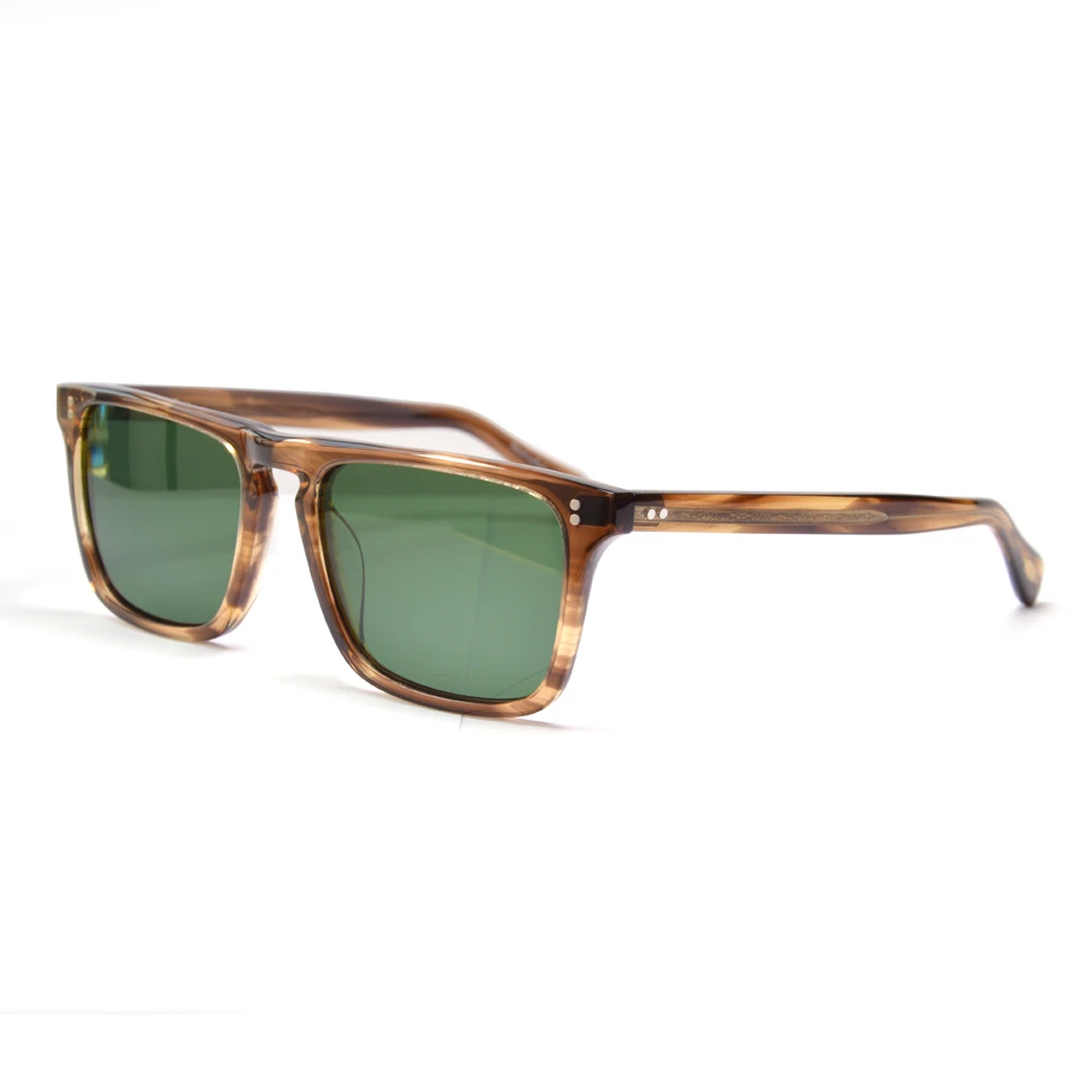 

Eareada Acetate Square Polarized UV400 Sunglasses Frame Yellow Night Vision Sunglasses Red Sunlenses Glasses Black Sunglasses