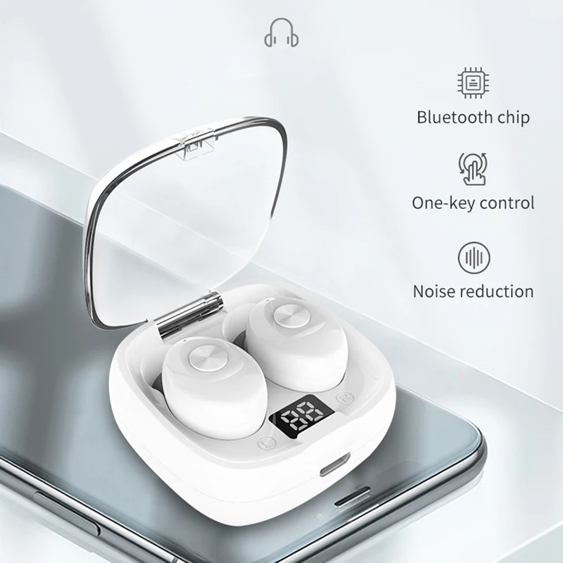 New XG8 Digital Display Bluetooth Earphone Sports Mini Earphones Wireless Stereo IPX5 Waterproof Earbud Headset for iOS Android