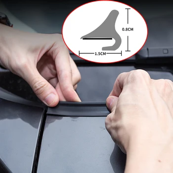 

1.8M Car Rubber Seal Strip Windshield Protector Auto Front Windshield Spoiler For BMW Audi Skoda Honda Toyota LADA Ford Lifa ECT