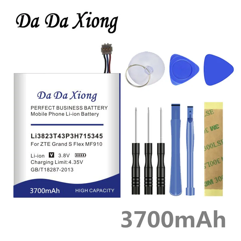 Аккумулятор Da Xiong 3700 мАч LI3823T43P3H715345 для ZTE Grand S Flex/для MF910 MF910S MF910L MF920 MF920S MF920W +