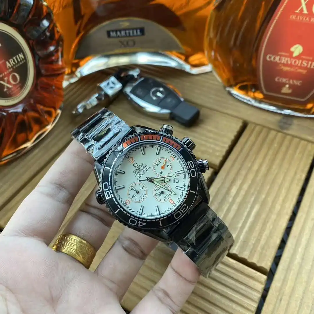 Omega-женские роскошные брендовые кварцевые часы из нержавеющей стали с ремешком
