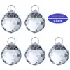 H&D 5pcs/lot 20mm Clear Faceted Crystal Chandelier Parts Pendant Prisms Lighting Ball feng shui Suncatcher Wedding Home Decor ► Photo 1/6