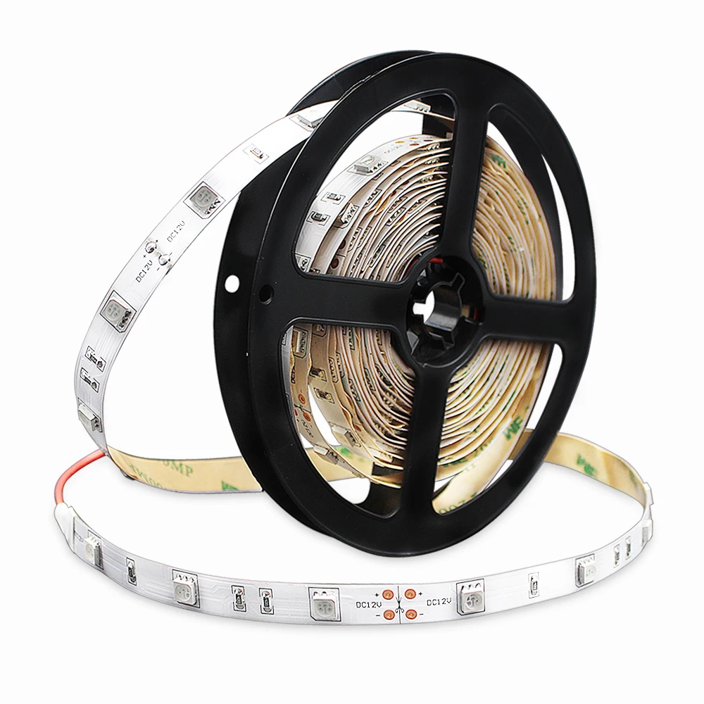 IR LED Light Strip 850nm 940nm InfraRed Lamp Tape Flexible SMD5050 DC12V 30LEDs/M With White Background for Night Monitor/Therap ipc1800sn 4 inch utc 8mp tvi 8mp ahd 1080p cvi cctv tester monitor ahd cvi tvi with poe dc12v output