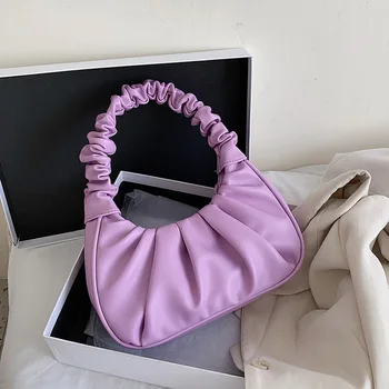 

New Underarm Bag Design Small PU Leather Shoulder Bags For Women 2020 Elegant Handbags Female Travel Totes Lady Fashion Hand Bag