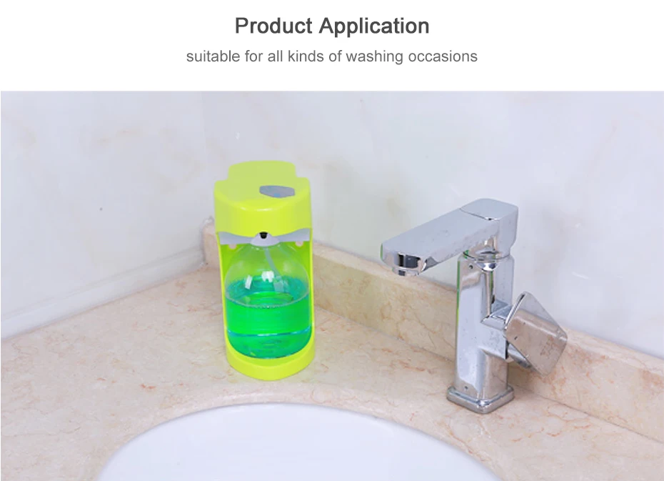 Новинка 500 мл автоматический дозатор мыла с умным сенсором Бесконтактный настенный дозатор жидкого мыла для кухни и ванной комнаты