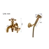 Ellen Toilet Spary Gun Set  Antique Bronze Copper Flushing Spary Cleaner Bidet Faucet Single Cold EL209 ► Photo 2/6